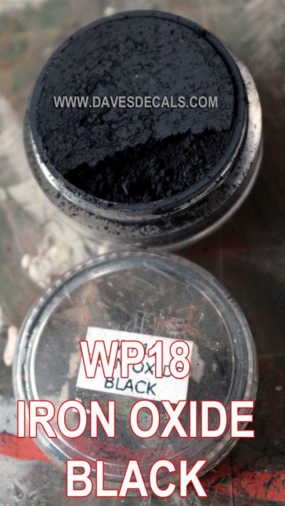 Details about   WP18-L DAVE'S WEATHERING POWDERS LARGE SIZE ALL NATURAL PIGMENT IRON OXIDE BLACK 