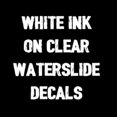 WHITE INK DECALS