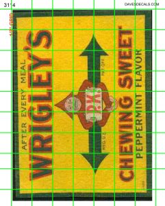 Details about   3121 DAVE'S DECALS HO & O SCALE XLG WALL DECAL VINTAGE SEVEN UP 4"X5" 1:43 